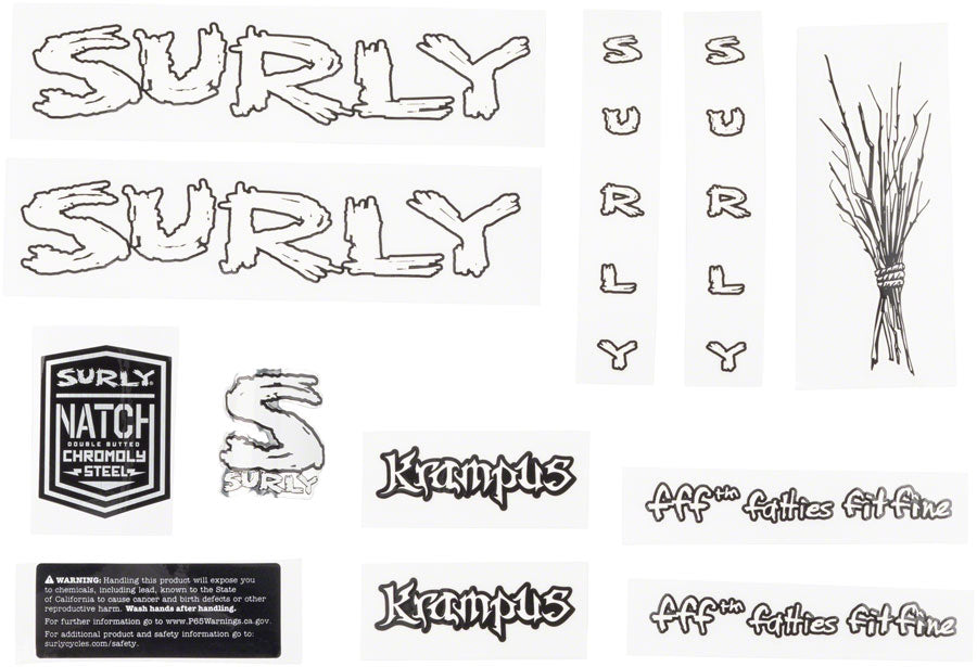 Surly Krampus Decal Set