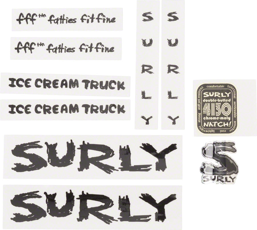 Surly Ice Cream Truck Decal Set