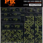 FOX Fork & Shock Decal Kit