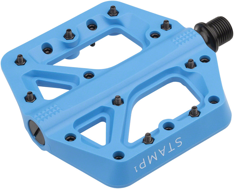Crank Brothers Stamp 1 Pedals Large Turquoise