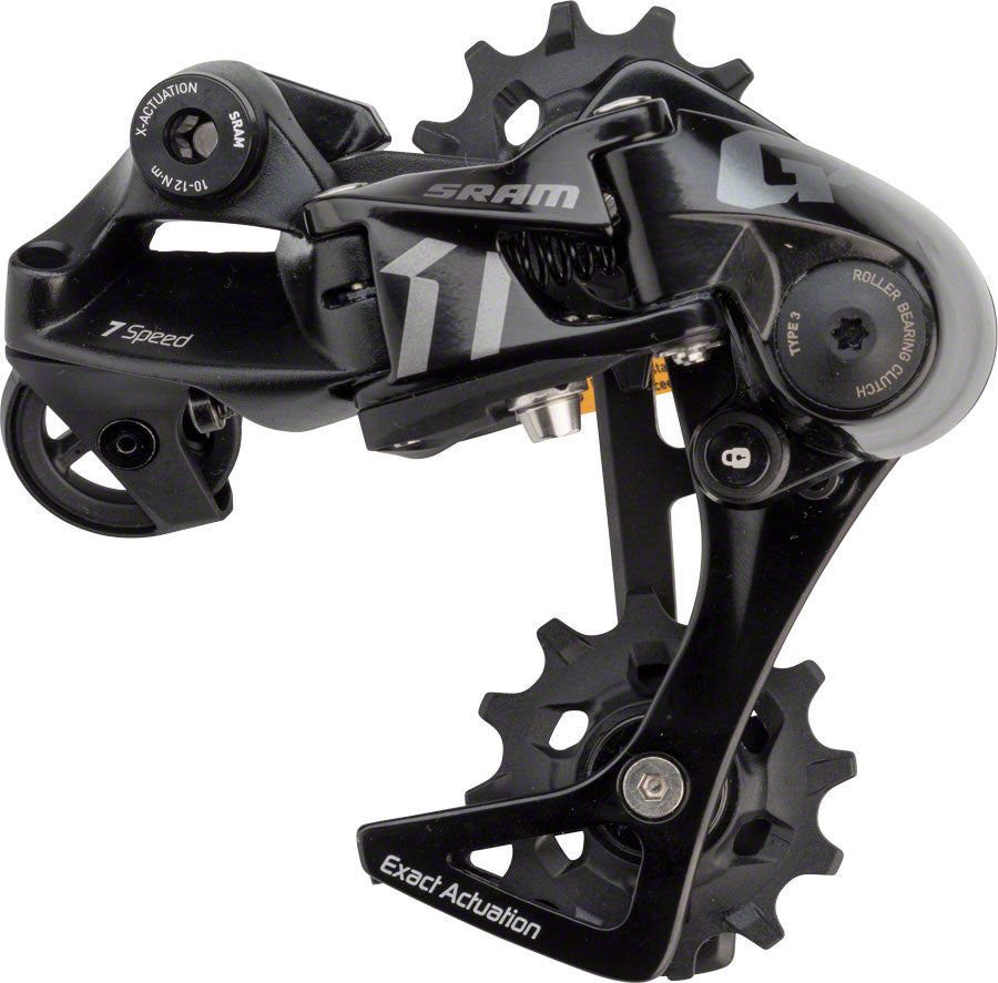 SRAM GX DH Rear Derailleur 7 Speed Medium Cage Black Rock N