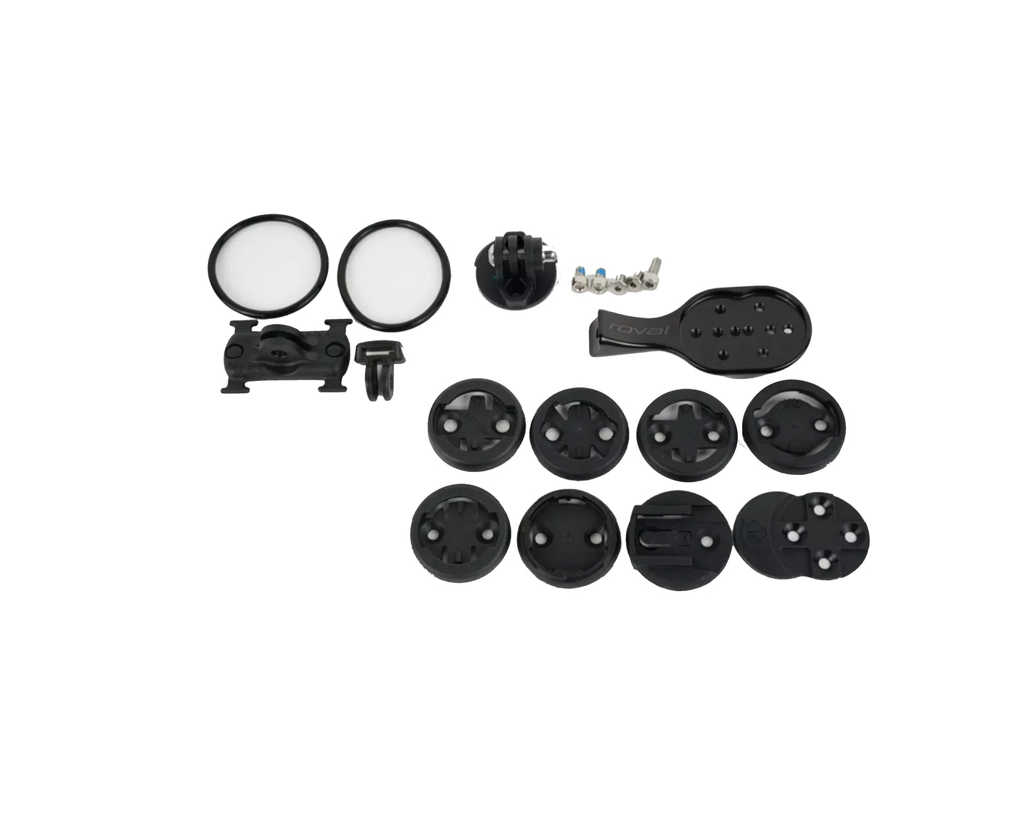 STM SUB, ROVAL ALPINIST / RAPIDE COCKPIT, ACCESSORY MOUNT KIT (COMPATIBLE W/BRYTON,CAT EYE,GOPRO,JOULE,MIO,POLAR,WAHOO)