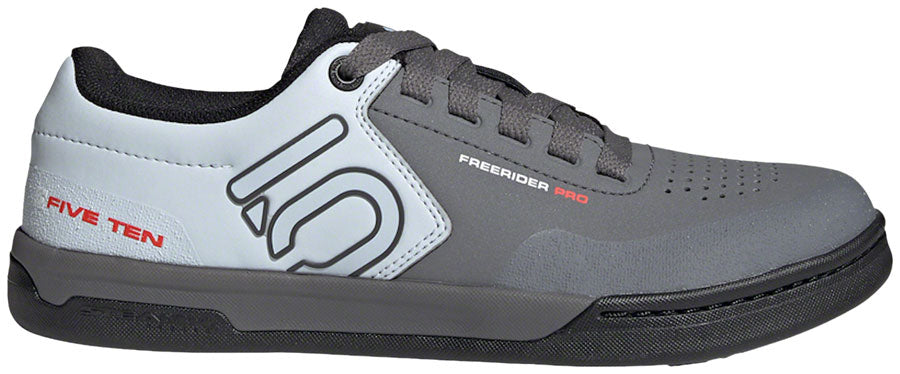 Five Ten Freerider Pro Flat Shoe  -  Men's, Grey Five / Cloud White / Halo Blue