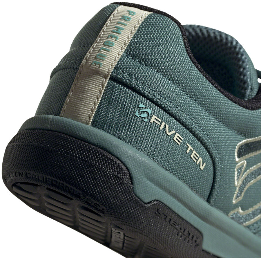 Five Ten Freerider Pro Primeblue Flat Shoe  -  Women's, Acid Mint / Hazy Emerald / Sand