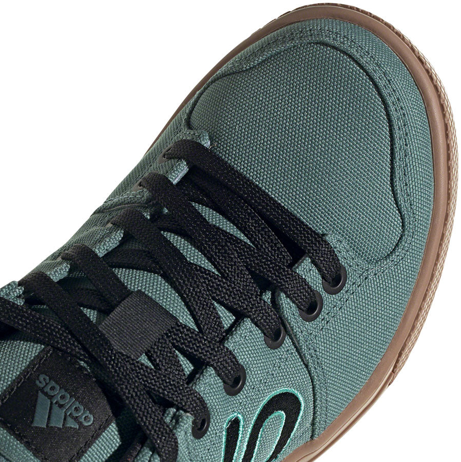 Five Ten Freerider Primeblue Flat Shoe  -  Women's, Acid Mint / Hazy Emerald / Core Black