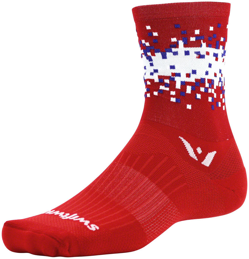 Swiftwick Vision Five Pixel Socks