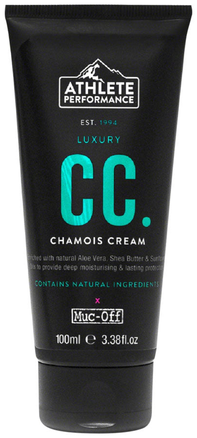 ATHLETE PERFORMANCE BY MUC-OFF LUXURY CC CHAMOIS CREAM: 100ML TUBE