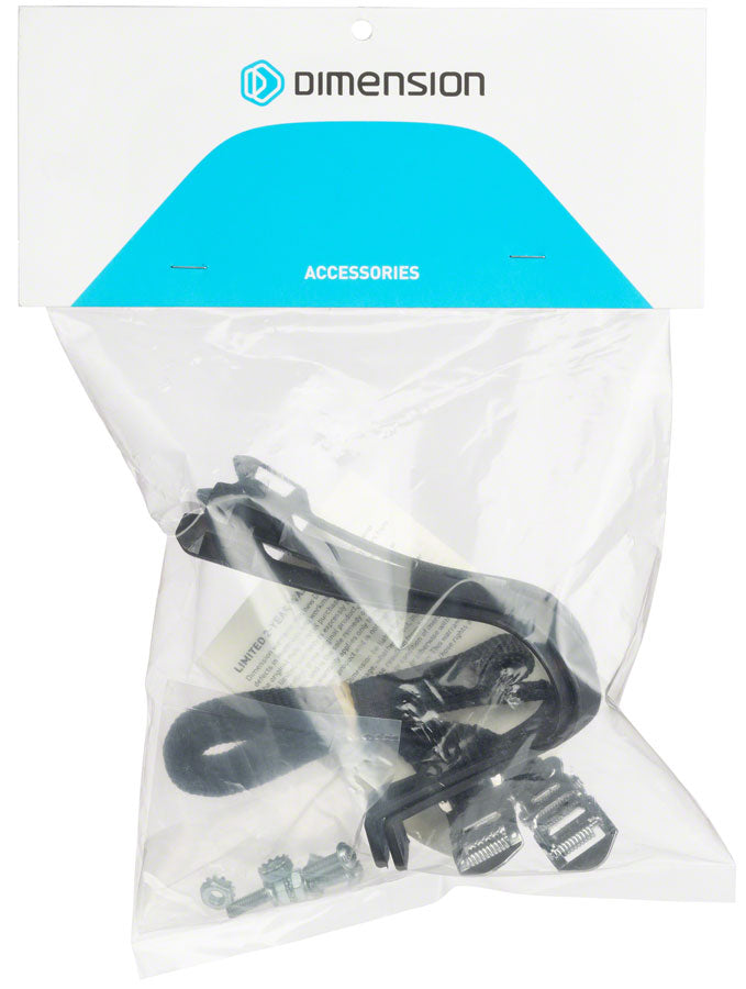 Dimension Toe Clips & Straps Set