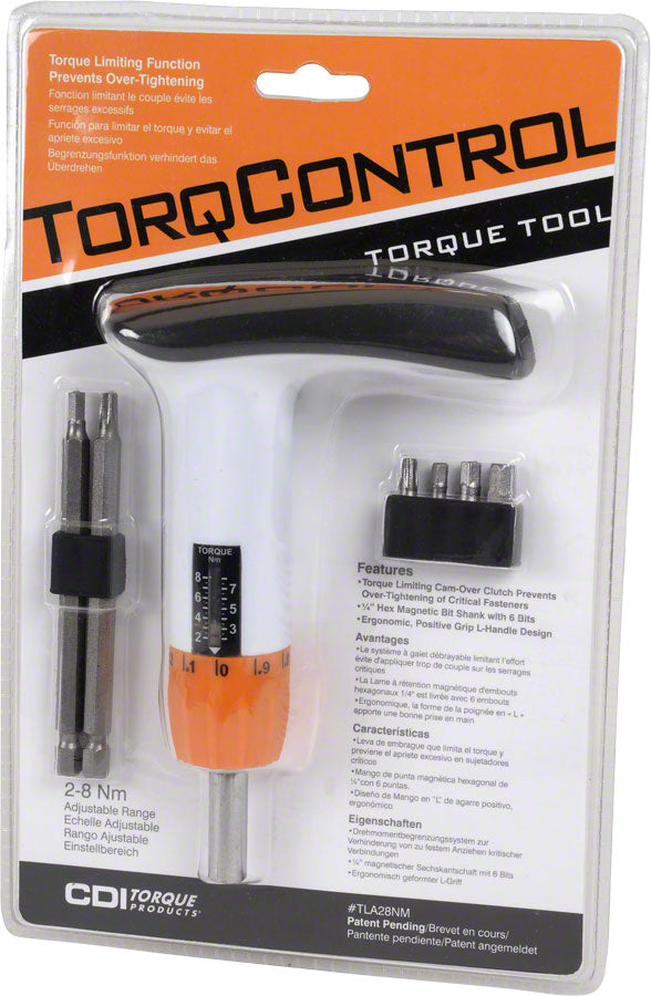 CDI Torque Products TorqControl Adjustable Torque Limiting T-Handle Wrench