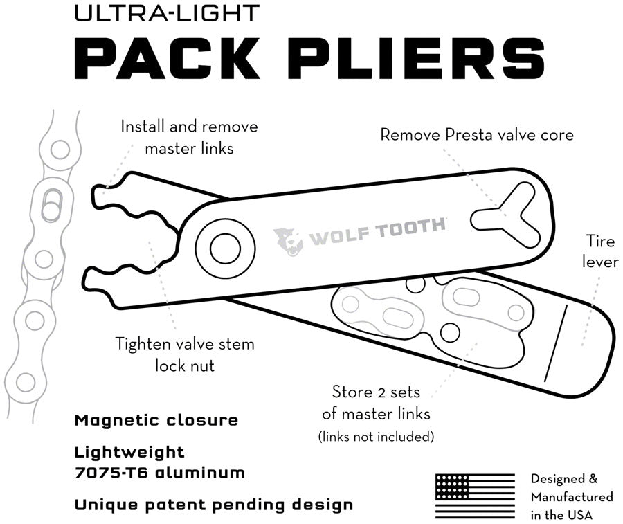 Wolf Tooth Masterlink Combo Pack Pliers