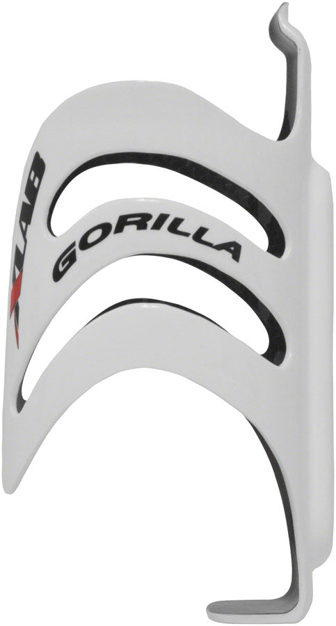 XLAB Gorilla HG Water Bottle Cage: White/Black