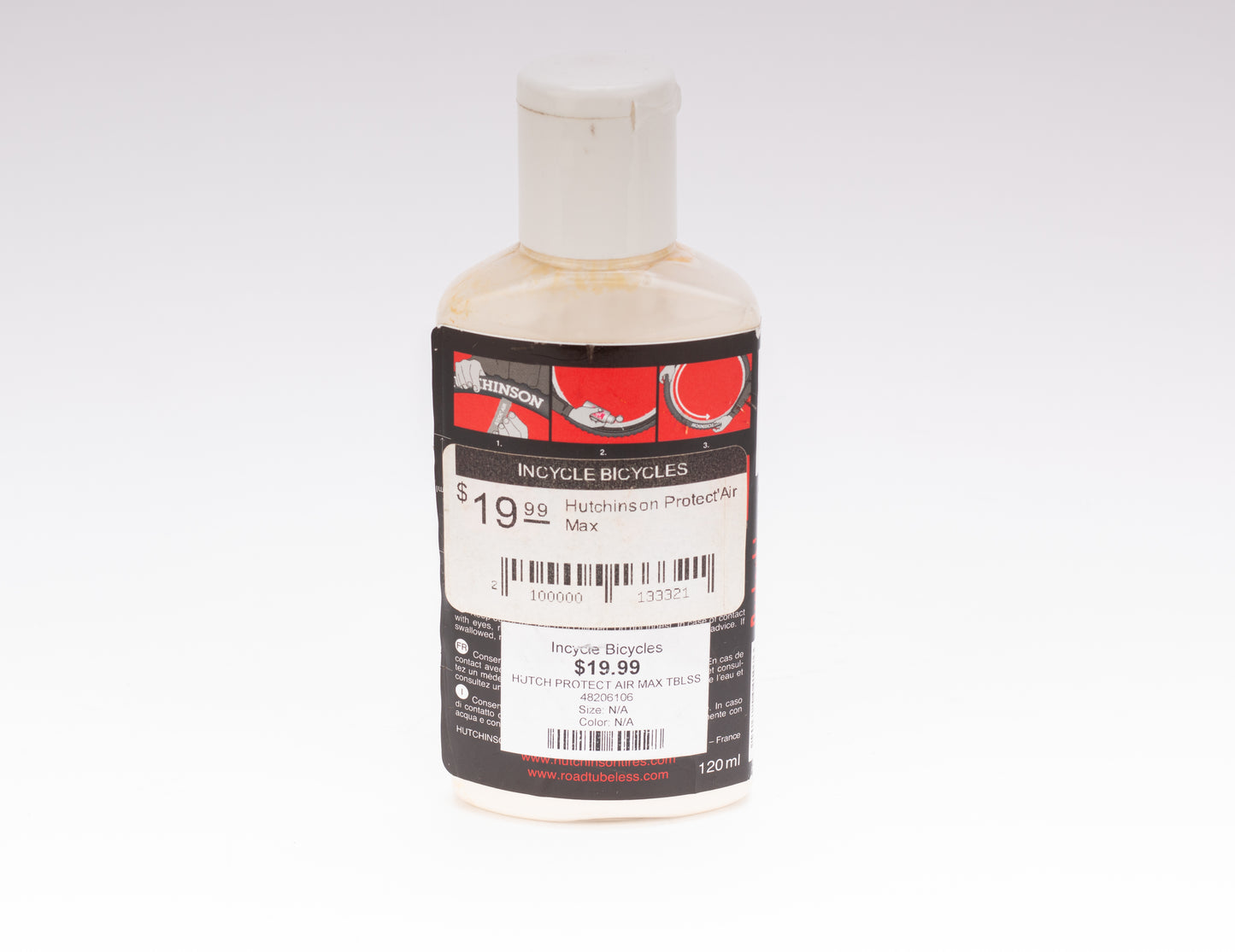 HUTCHINSON PROTECT'AIR MAX TUBELESS SEALANT FOR MOUNTAIN AND ROAD TIRES, 4.0OZ